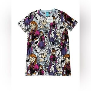 Frozen Character Print Women's Short Sleeve Tee